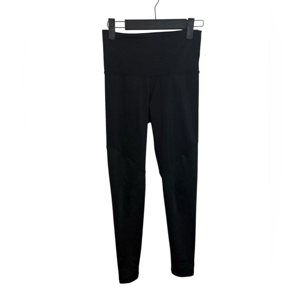 Strut This Black Snakeskin Colorblock Leggings